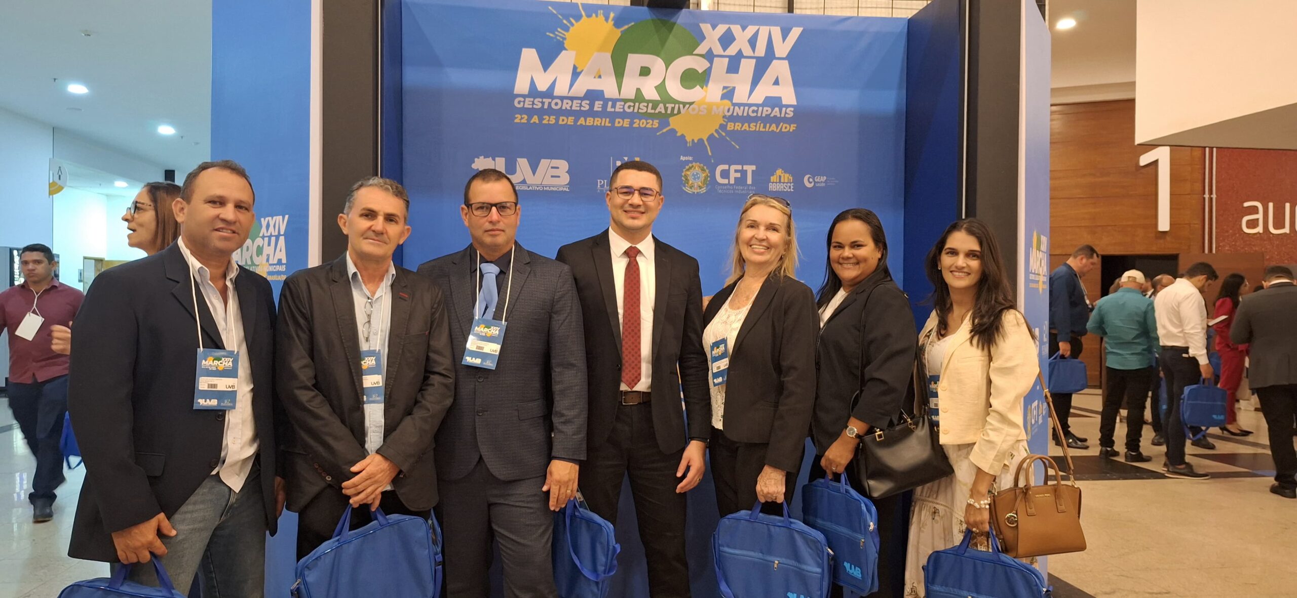 Vereadores de Mataraca participam da XXIV Marcha dos Gestores e Legislativos Municipais em Brasília