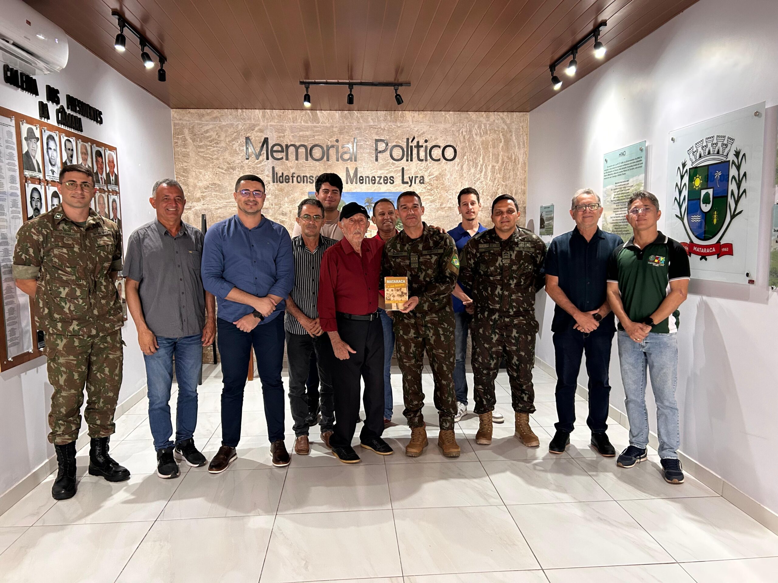 Presidente da Câmara de Mataraca recepciona comitiva do 15º Batalhão de Infantaria Motorizado – Regimento Vidal de Negreiros