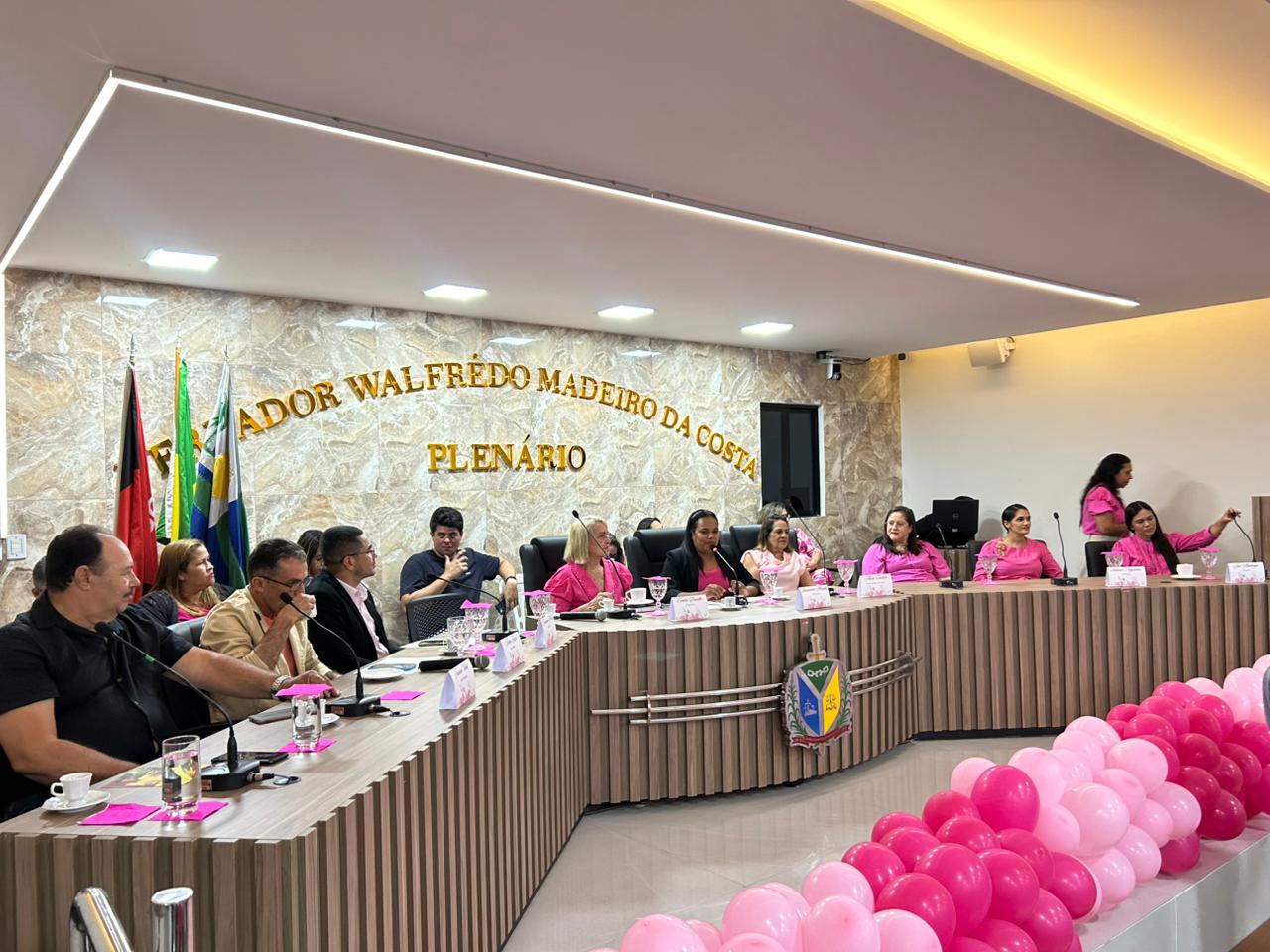 Sessão Solene em alusão ao Outubro Rosa e reforça importância da prevenção ao câncer de mama na Câmara de Mataraca